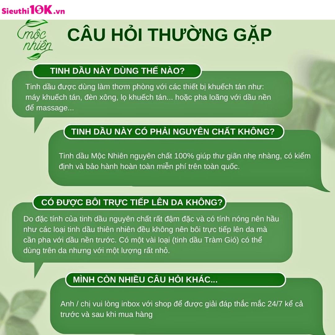  Tinh Dầu Mộc Nhiên - Hương Hoa Hồng 10Ml 15/B 