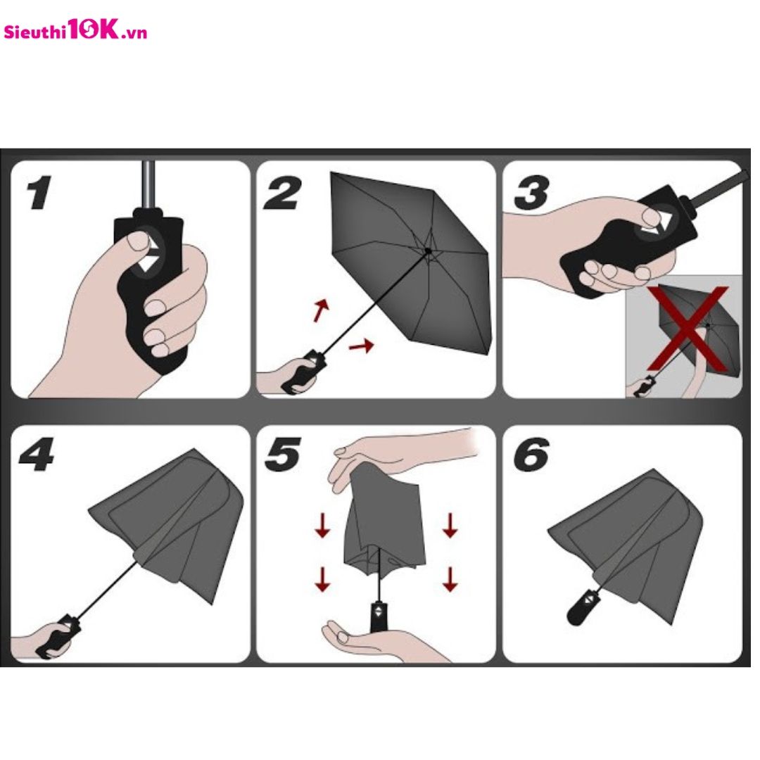  Ô Nhật Tự Động Đẹp 10 Nan 60/T 