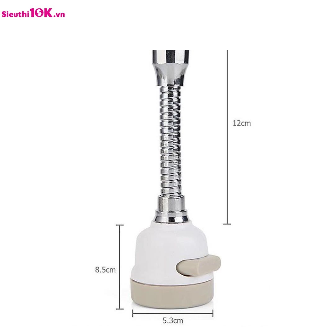  Đầu Nối Vòi Trắng 200/T 