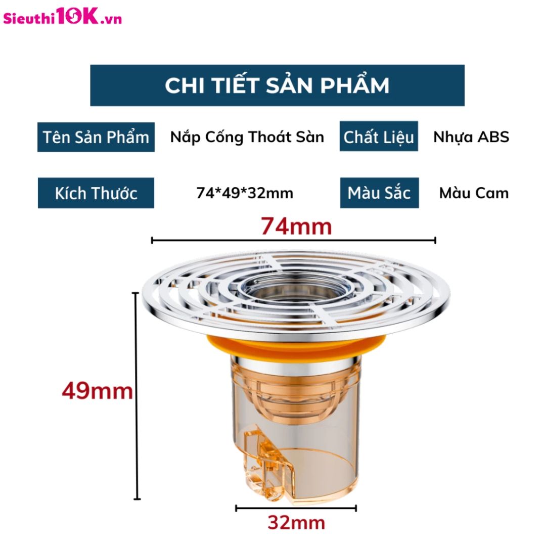  Nắp Đậy Cống Chống Mùi 600/T 