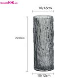  Bình Hoa Thủy Tinh Vân Sông Băng 24/T 