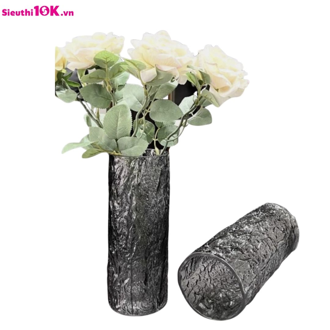  Bình Hoa Thủy Tinh Vân Sông Băng 24/T 
