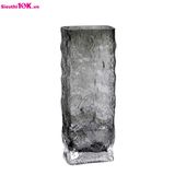  Bình Hoa Thủy Tinh La Mã Sz30 Xám - Xanh 028 16/T 