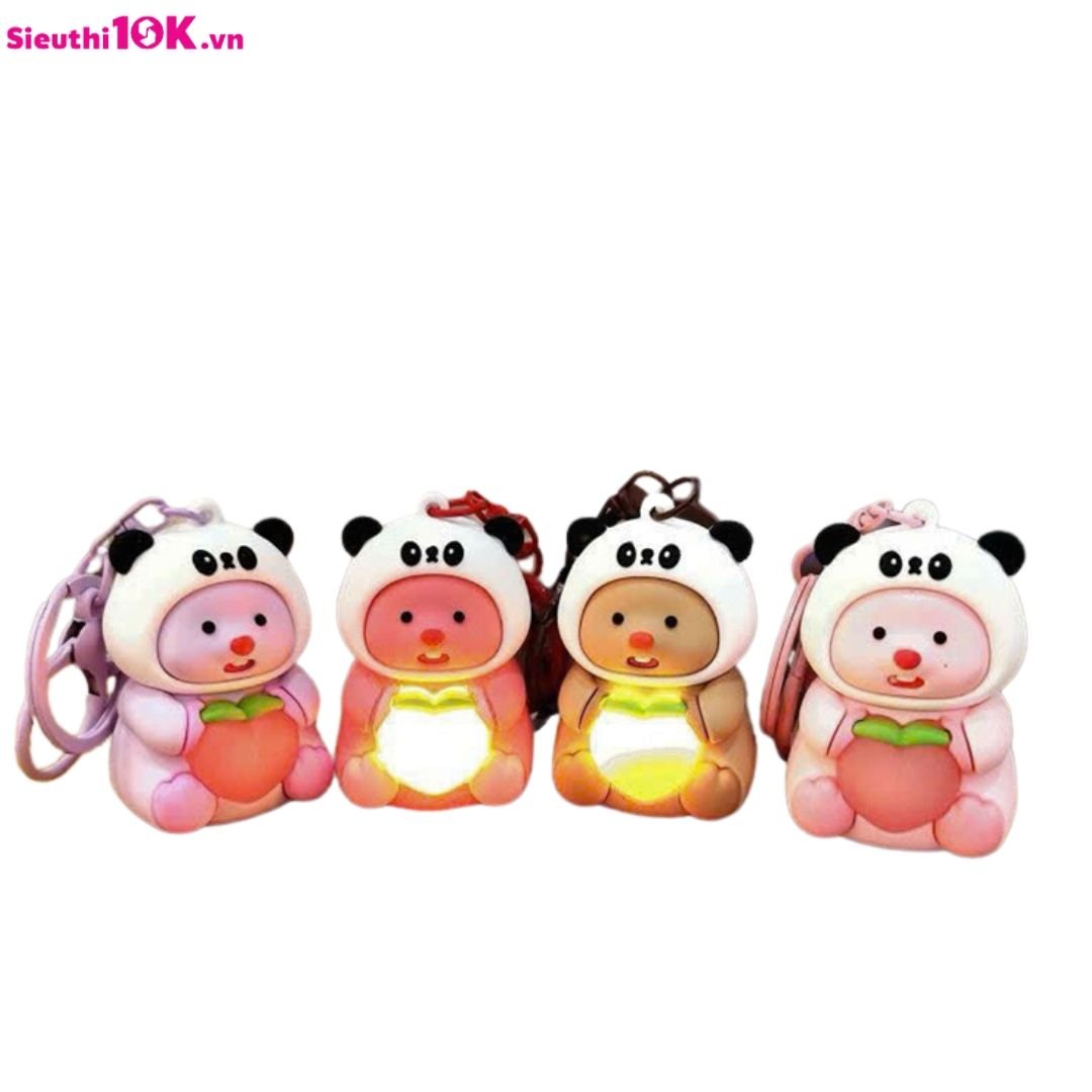  Móc khóa capy loopy cosplay gấu trúc có đèn MK76 10/B 