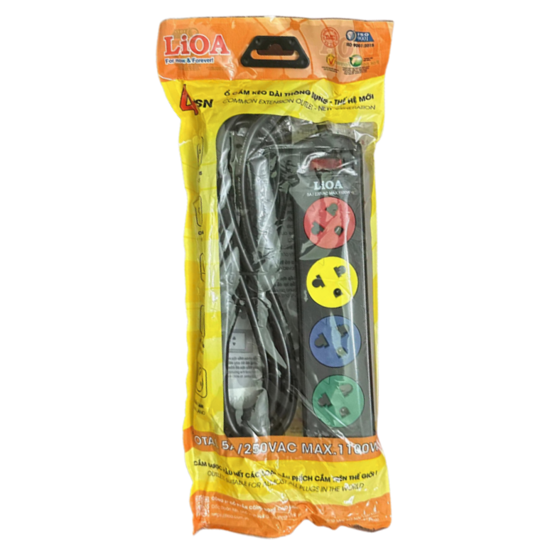 Ổ Cắm Lioa Dây 4Tsn5-2-5-5A 