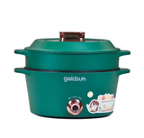  Nồi Lẩu Điện Có Xửng Hấp Goldsun Gmc3003 6/T 