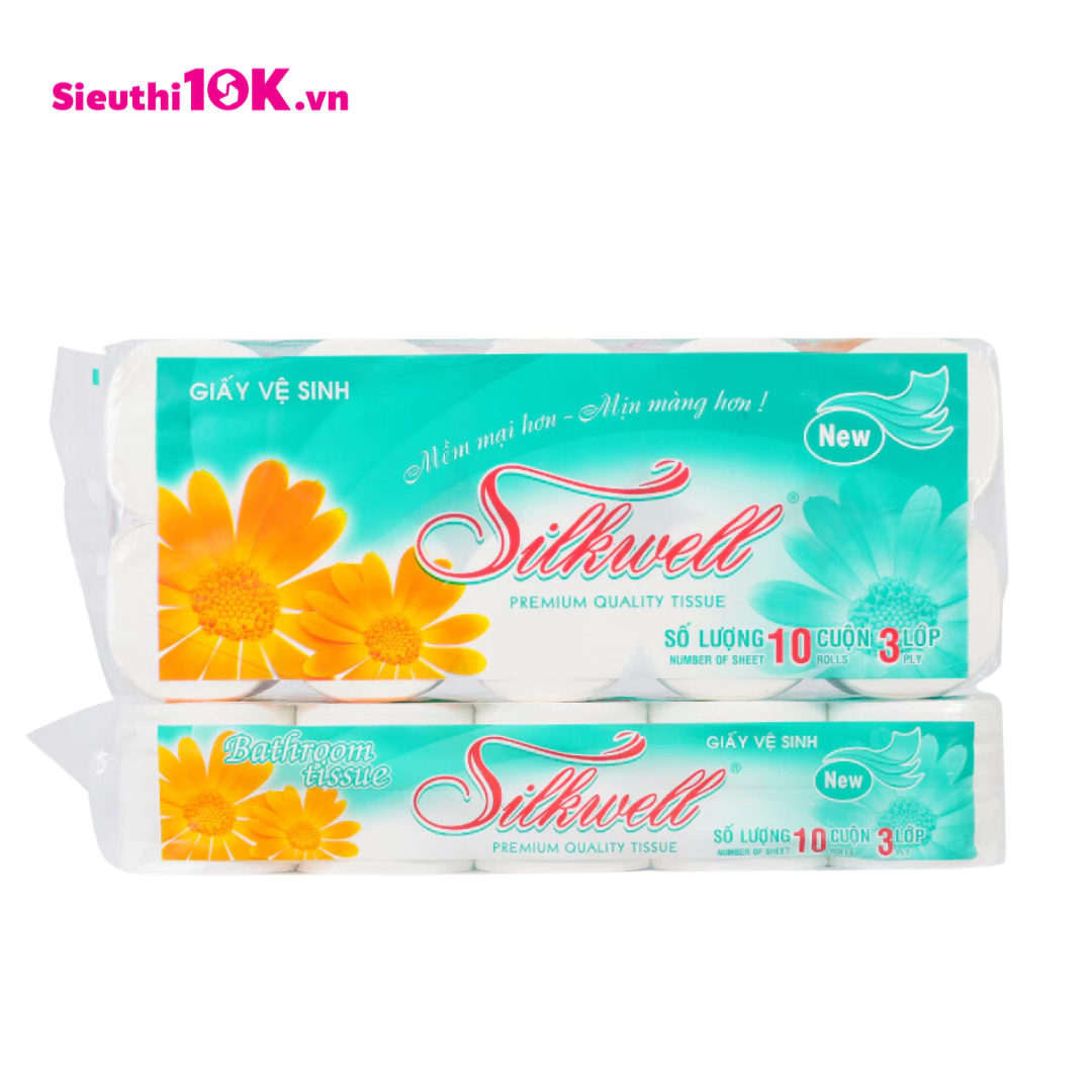  Silkwell Gvs Xanh Cao Cấp 3 Lớp 10 Cuộn Có Lõi 10/T 