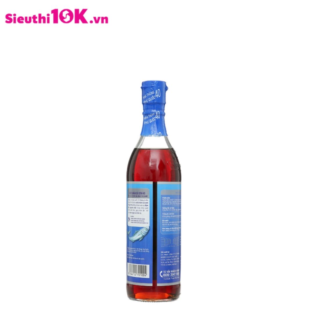  Nước mắm cá cơm Thuận Phát 40 Độ Đạm 610ml 