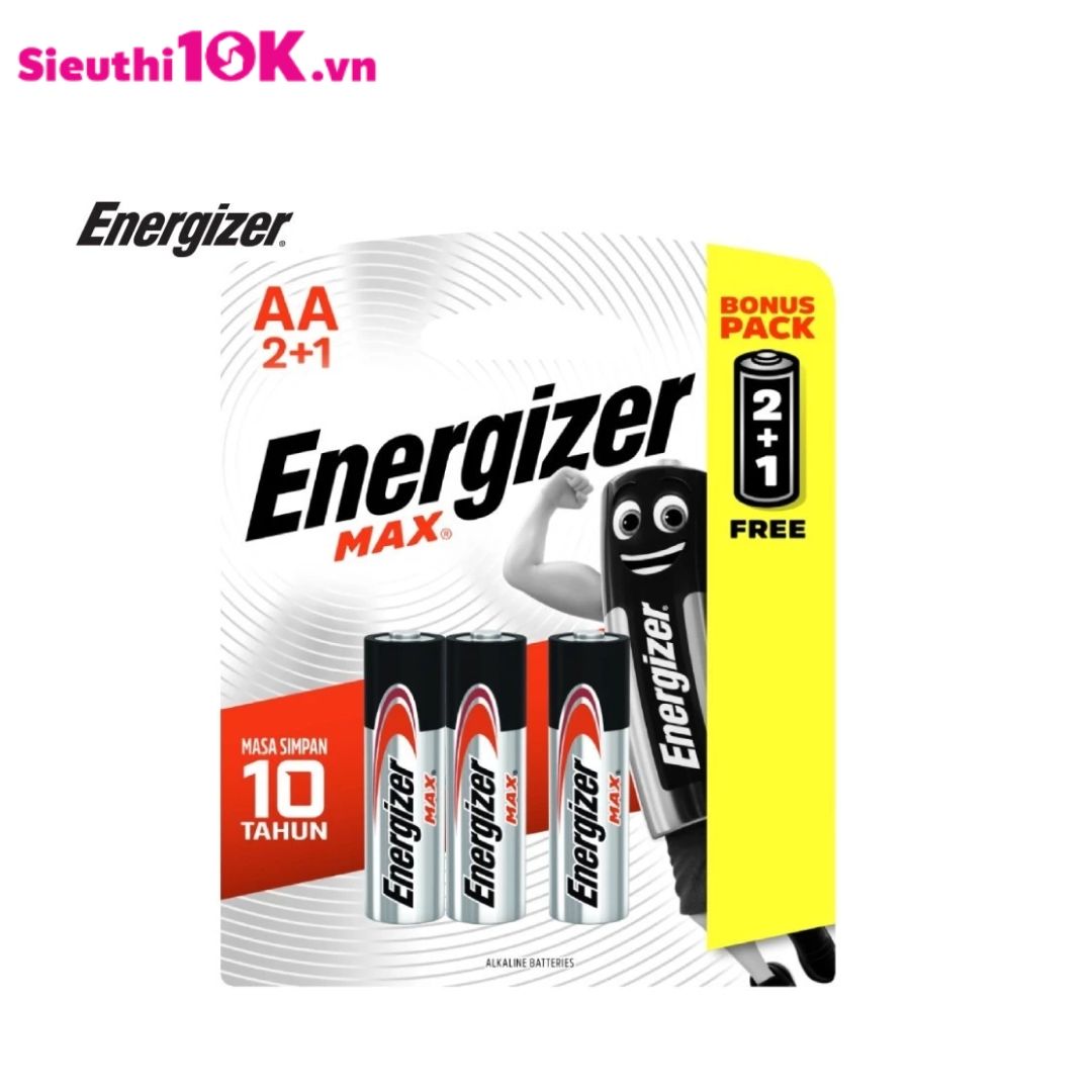  PIN ENERGIZER MAX E91 BP2+1 AA 
