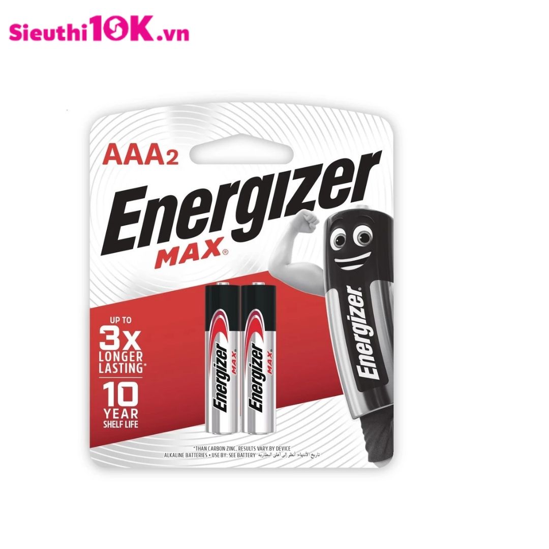  PIN ENERGIZER MAX E92 BP2 AAA 
