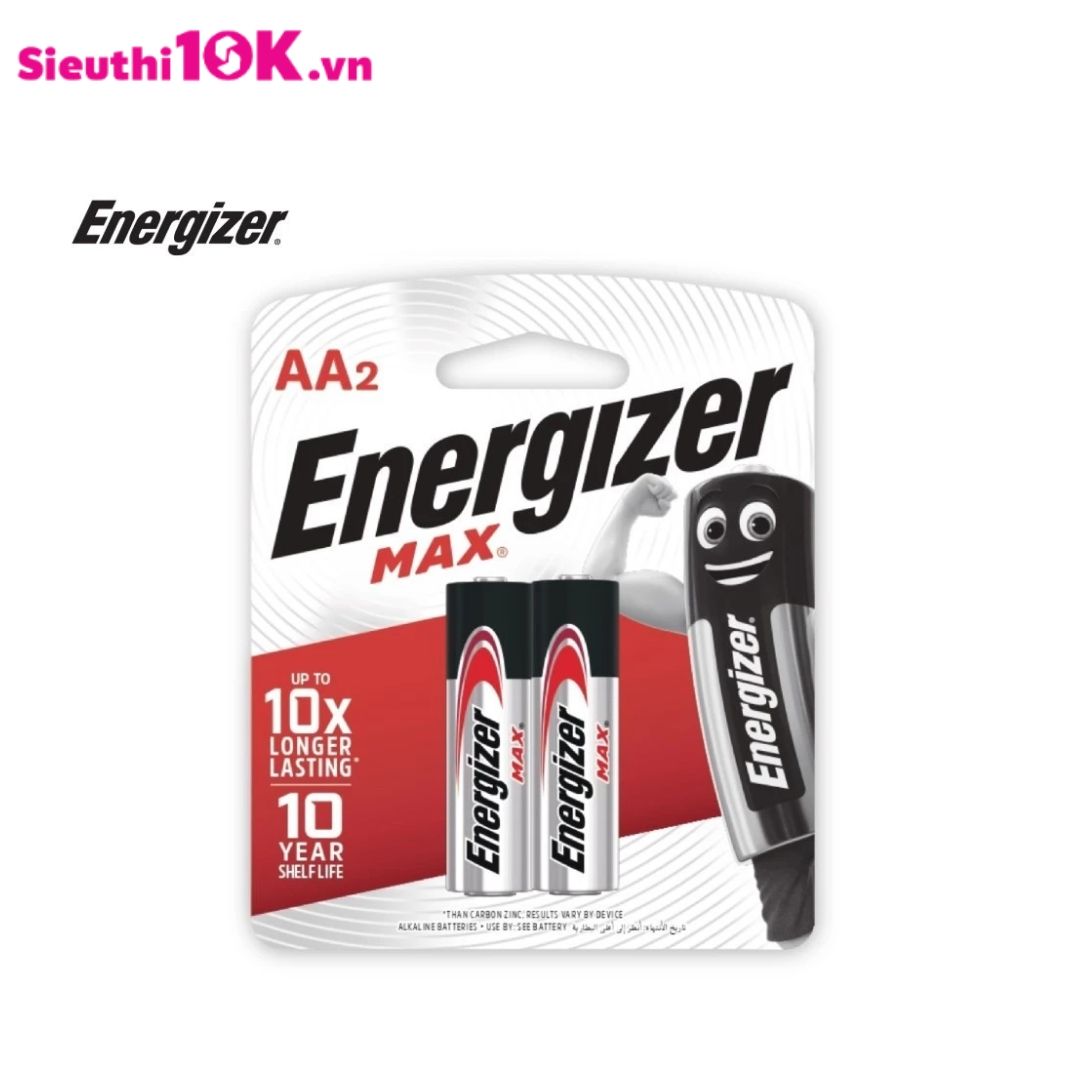  PIN ENERGIZER MAX E91 BP2 AA 