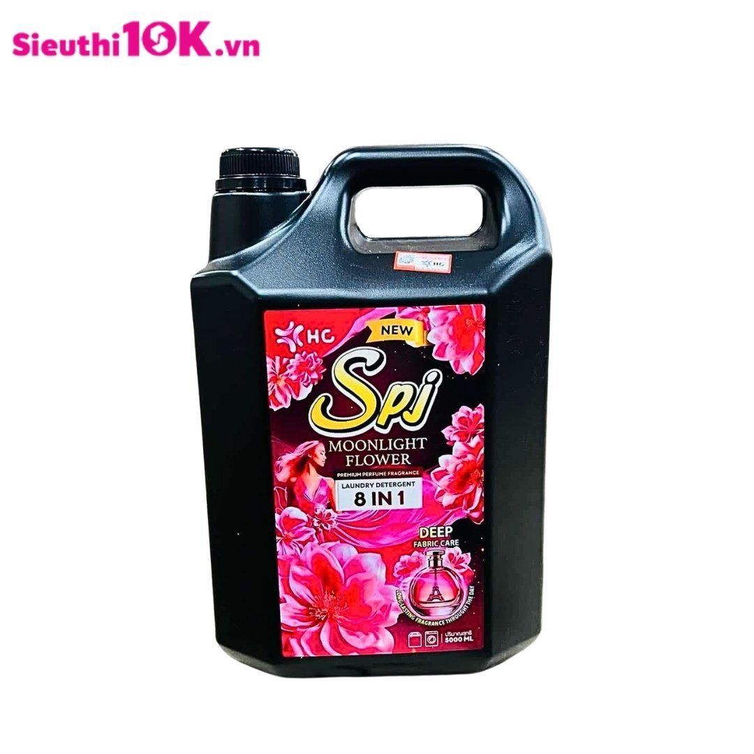  Nước giặt xả SPJ Moonlight Flower Laundry Detergent 5000ml 4/T 