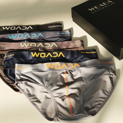  [COMBO 5] Quần Lót Nam Dáng Brief Chất Liệu Thun Lạnh 4 Chiều Cao Cấp Thương Hiệu Woada LK130 