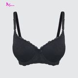  Áo Ngực Không Gọng Lưới Nâng Cúp Tròn Cao Cấp Mignon AN061 