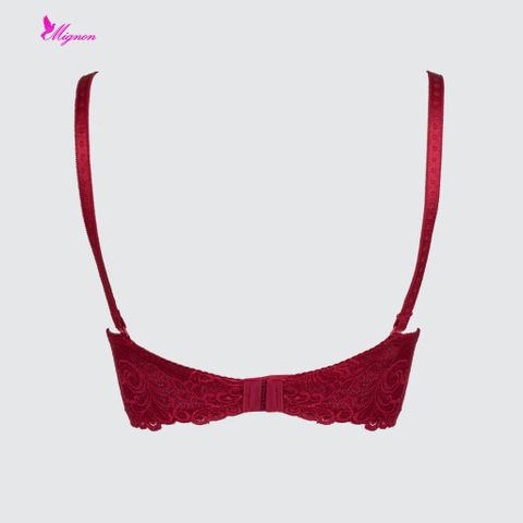  Áo Ngực Không Gọng Lưới Nâng Cúp Tròn Cao Cấp Mignon AN061 