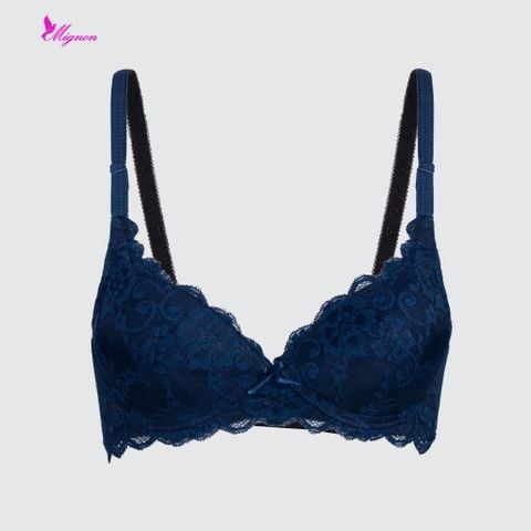  Áo Ngực Không Gọng Lưới Nâng Cúp V Cao Cấp Mignon AN061V 