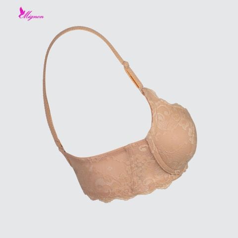  Áo Ngực Không Gọng Lưới Nâng Cúp V Cao Cấp Mignon AN061V 
