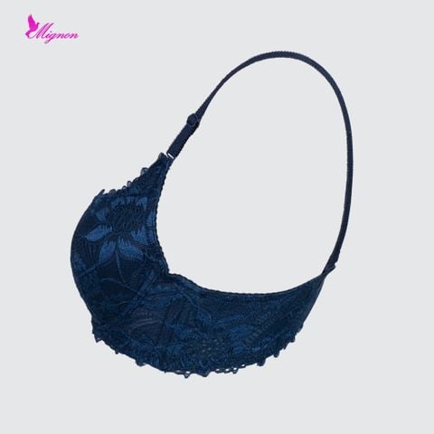  Áo Ngực Nguyên Ren Mỏng 3 Móc Cài Cao Cấp Mignon AN063 