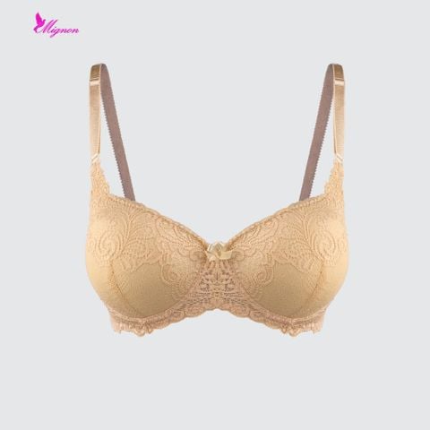  Áo Ngực Không Gọng Lưới Nâng 3 Móc Cài Mignon AN064 