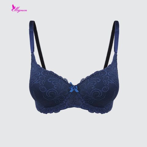  Áo Ngực Không Gọng Lưới Nâng 3 Móc Cài Mignon AN064 