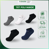  [COMBO 5] Vớ Trơn Đơn Sắc Chất Liệu PE Mềm Mại Thương Hiệu Woada LK201 