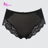  Quần Lót Nữ Thun Lạnh Lưng Cao Phối Ren Đùi Mignon QN015 
