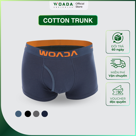  Quần Lót Nam Dáng Trunk Thông Hơi Cotton WOADA LK010 