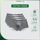  [COMBO 4] Quần Lót Nam Dáng Trunk Chất Liệu Cotton Cao Cấp Thương Hiệu WOADA LK126 