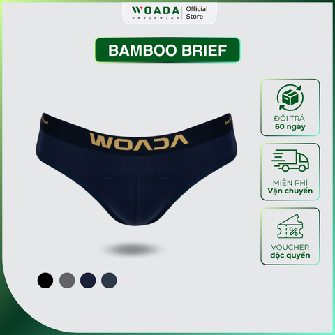 Quần Lót Nam Lưng Nổi Chất Liệu Bamboo Thương Hiệu WOADA LK150 