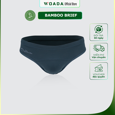  Quần Lót Nam Dáng Brief Lưng 2cm Chất Liệu Bamboo Thương Hiệu WOADA LK154 