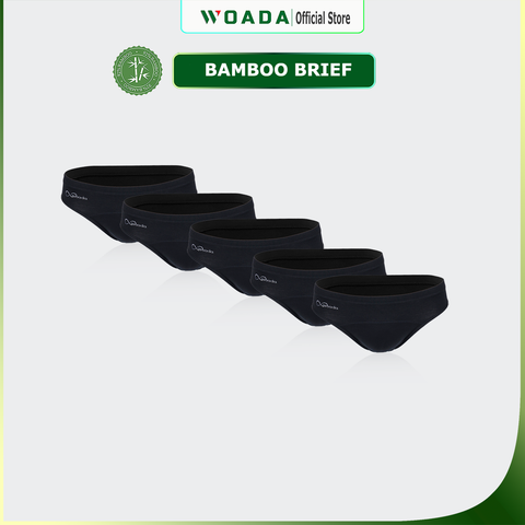  [COMBO 5] Quần Lót Nam Dáng Brief Chất Liệu Bamboo Cao Cấp Thương Hiệu WOADA LK154 
