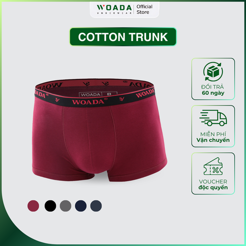  Quần Lót Nam Dáng Trunk Chất Liệu Cotton WOADA LK020 