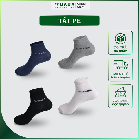  Vớ Thời Trang Chất Liệu PE Thoáng Mát Thương Hiệu WOADA LK301 