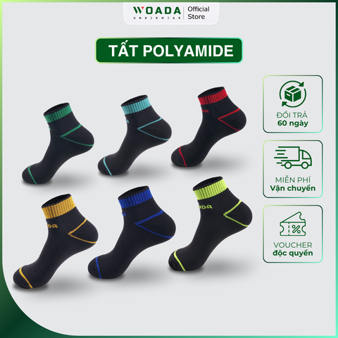  Vớ Nam Thể Thao Chất Liệu Polyamide Siêu Nhẹ Thương Hiệu WOADA LK802 