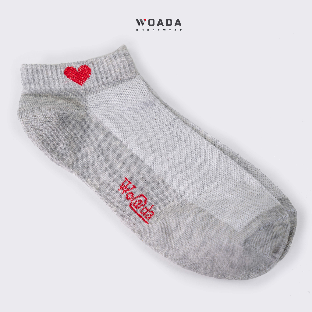  Vớ Họa Tiết Trái Tim Chất Liệu FE Cao Cấp Thương Hiệu WOADA LK209 