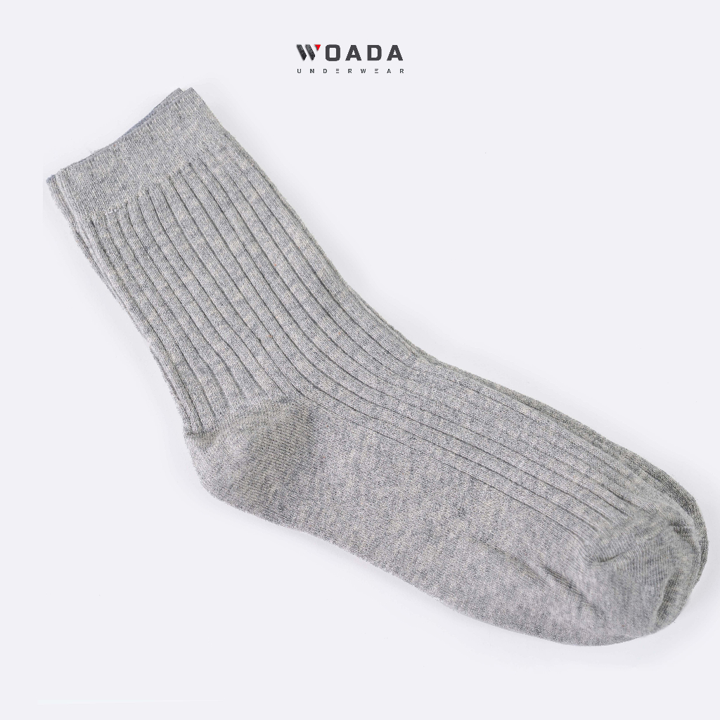  Vớ Công Sở Gân Nam Dài Chất Liệu Cotton Thoáng Khí Thương Hiệu WOADA LK603 