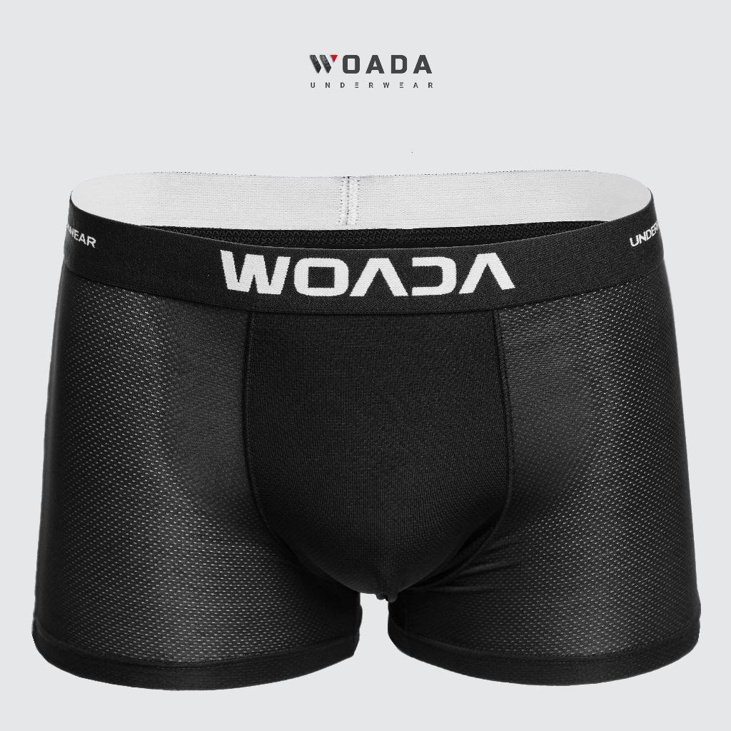  [COMBO 3] Quần Lót Nam Dáng Trunk Chất Liệu Thun Lạnh Kháng Khuẩn Thương Hiệu WOADA LK118 