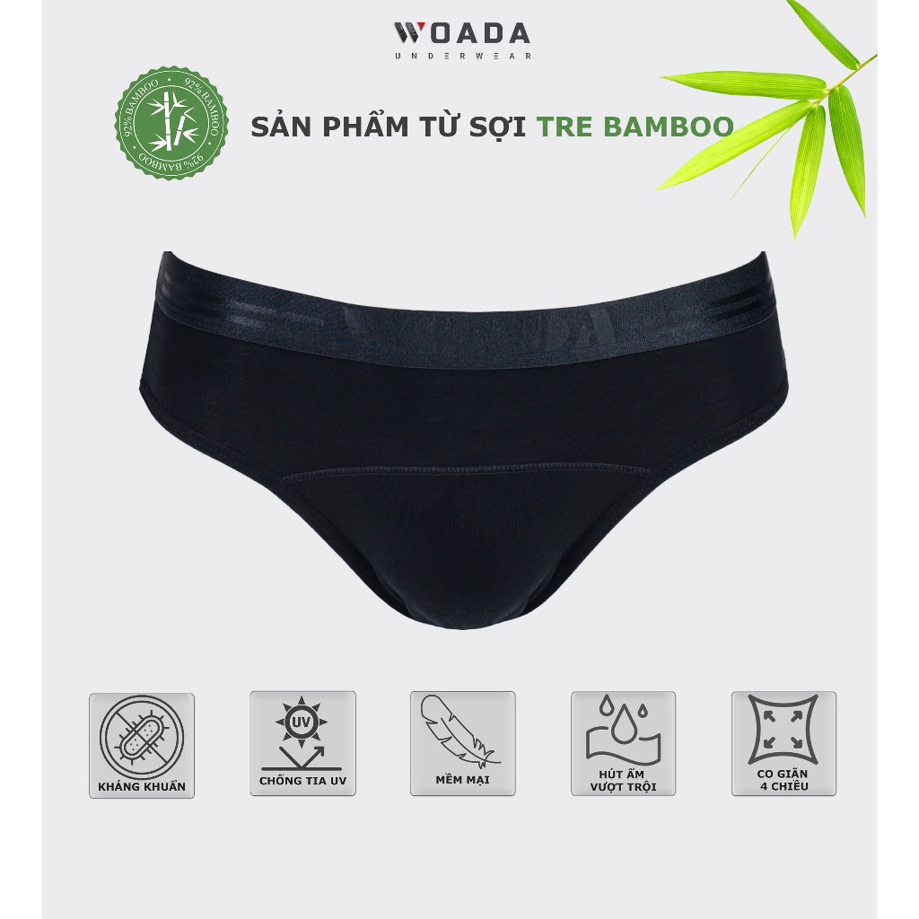  Quần Lót Nam Dáng Brief Chất Liệu Bamboo Thương Hiệu WOADA LK151 