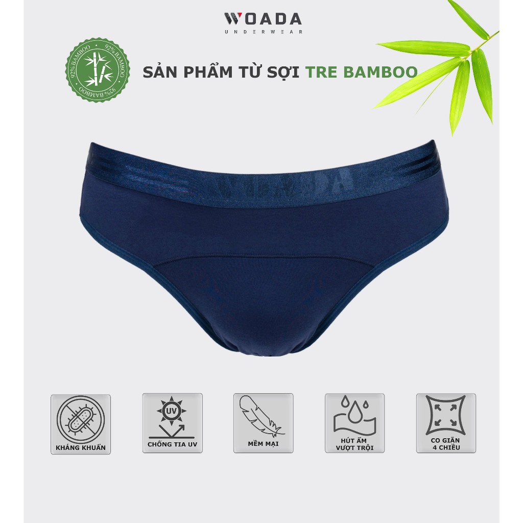  Quần Lót Nam Dáng Brief Chất Liệu Bamboo Thương Hiệu WOADA LK151 