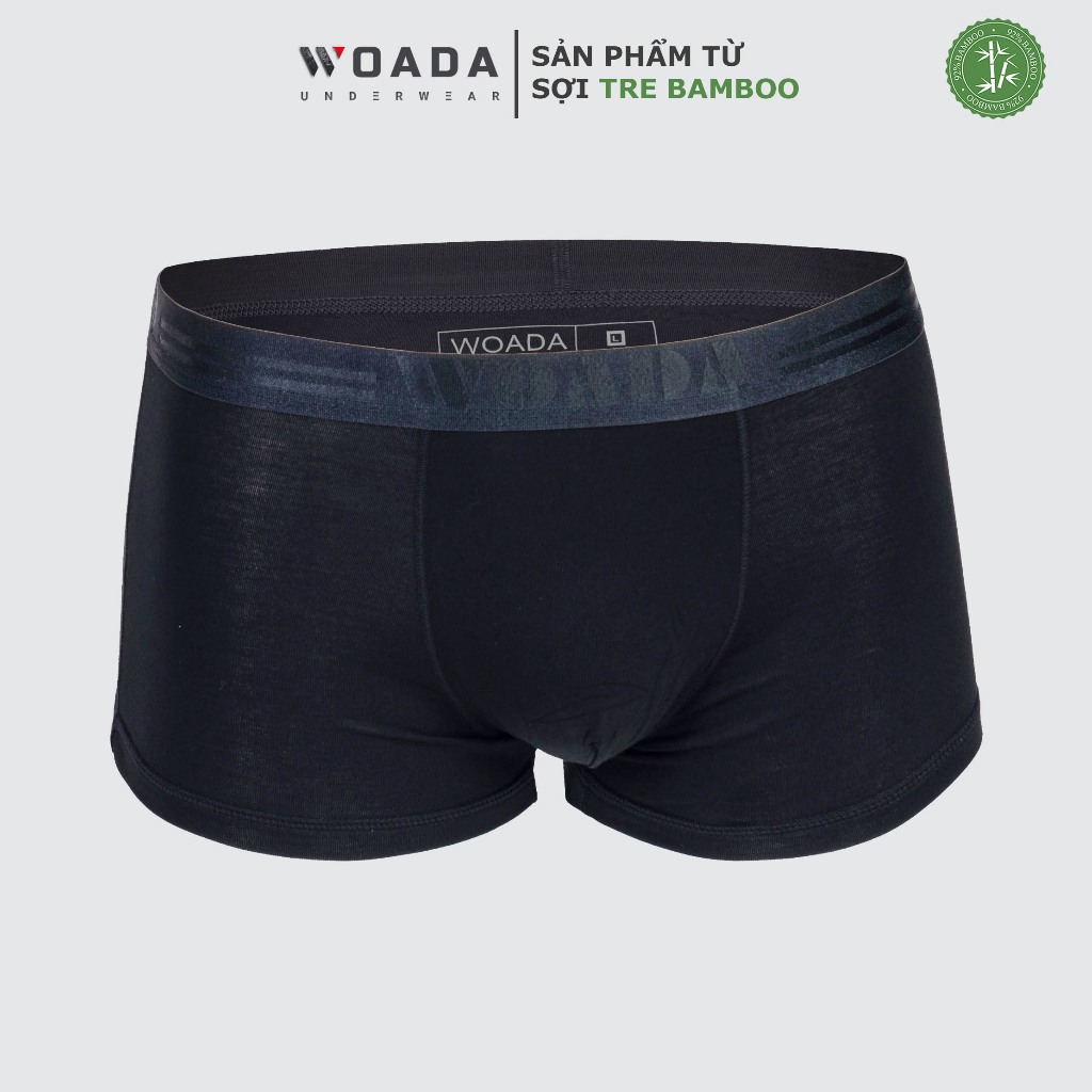  [COMBO 3] Quần Lót Nam Dáng Trunk Chất Liệu Bamboo Cao Cấp Thương Hiệu WOADA LK152 