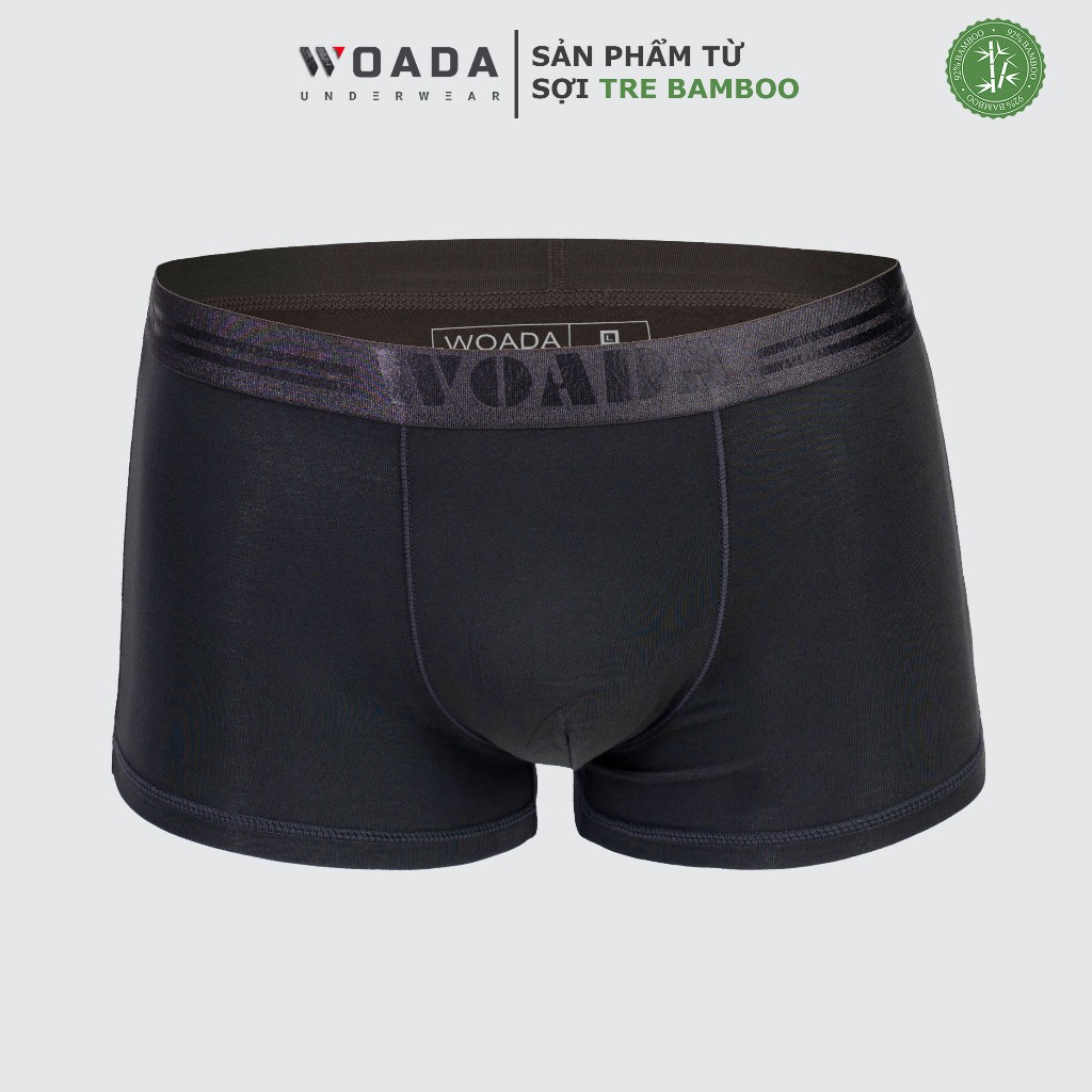  [COMBO 3] Quần Lót Nam Dáng Trunk Chất Liệu Bamboo Cao Cấp Thương Hiệu WOADA LK152 