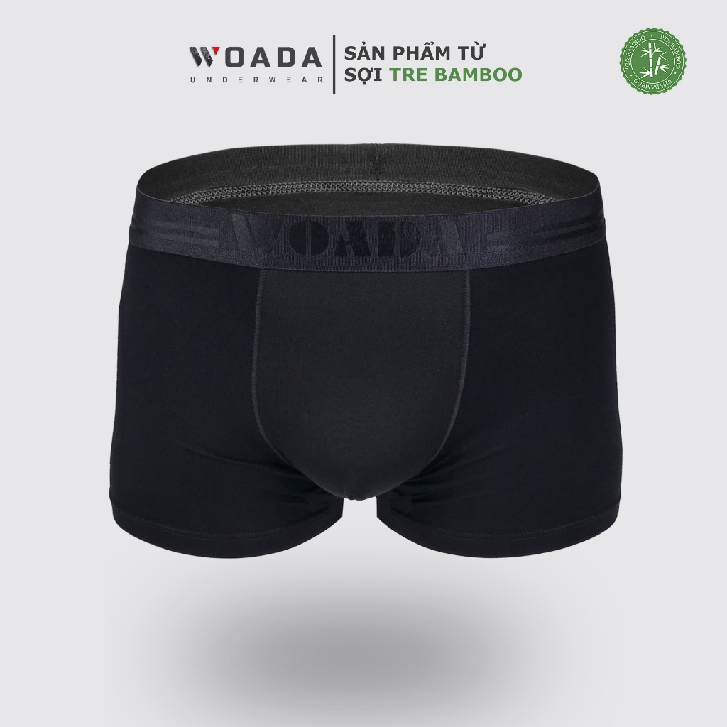  [COMBO 3] Quần Lót Nam Dáng Trunk Chất Liệu Bamboo kháng Khuẩn Thương Hiệu WOADA LK157 