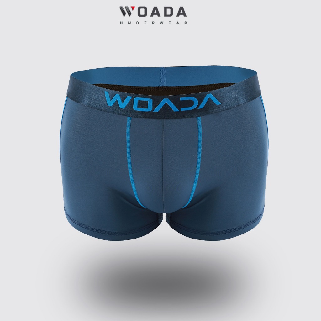  [COMBO 3] Quần Lót Nam Dáng Trunk Chất Liệu Thun Lạnh 4 Chiều Kháng Khuẩn Thương Hiệu Woada LK115 