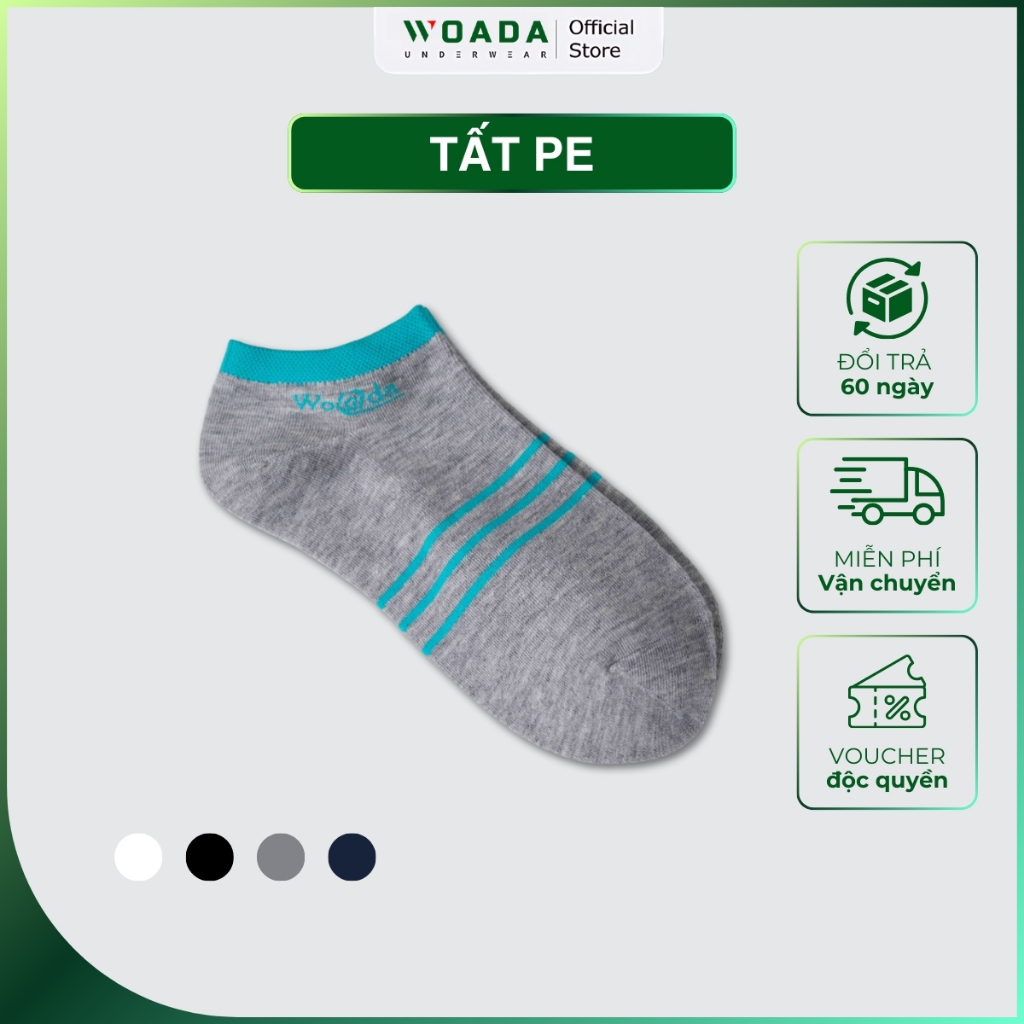  Vớ Nam Chất Liệu PE Mềm Mại Thương Hiệu WOADA LK208 
