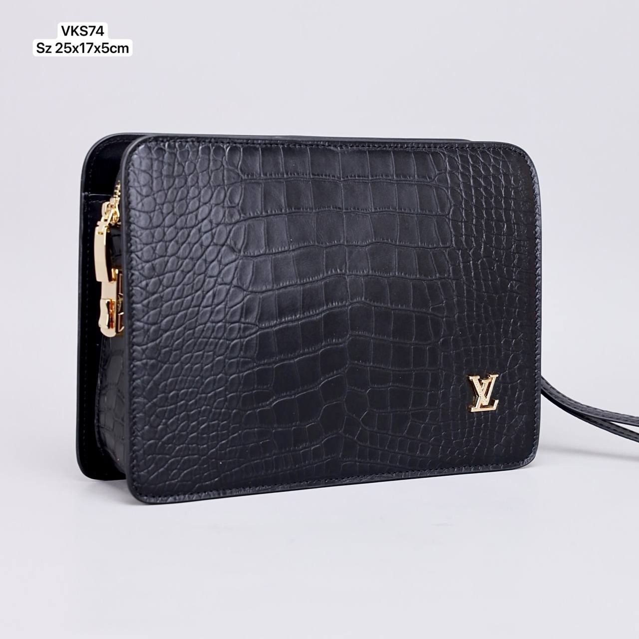 VKS74 Ví Khóa Số, Ví Nam Cầm tay, Clutch Cầm Tay Nam Da Bò Louis Vuitton