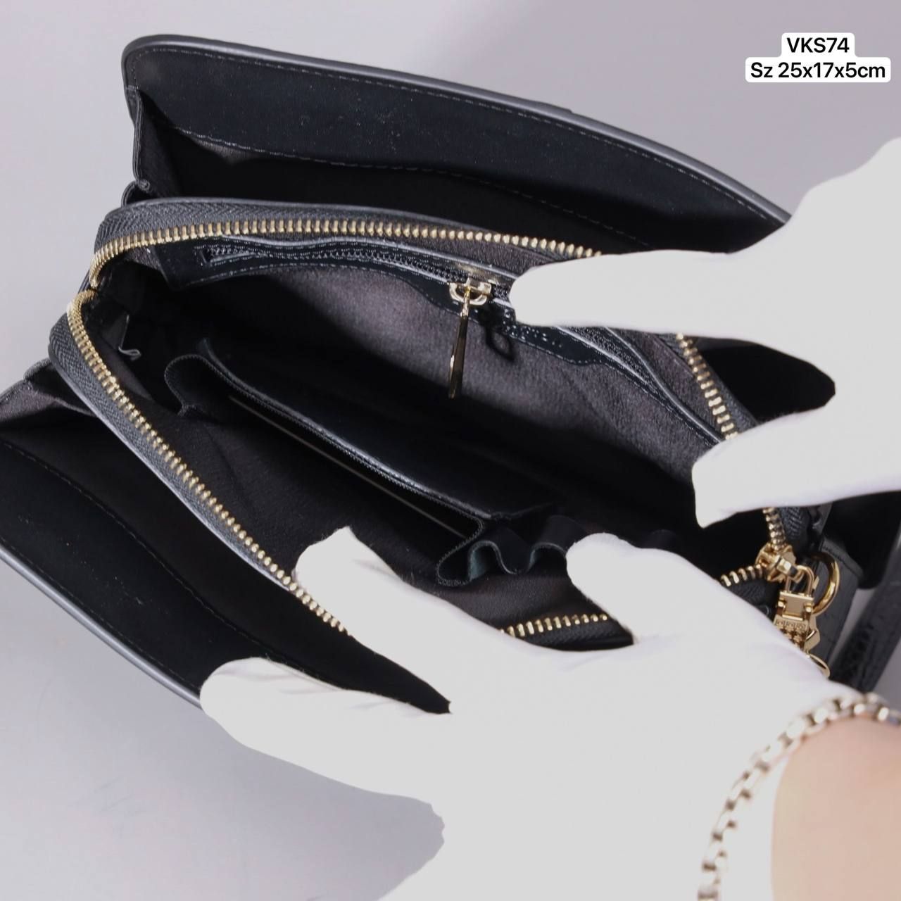 VKS74 Ví Khóa Số, Ví Nam Cầm tay, Clutch Cầm Tay Nam Da Bò Louis Vuitton