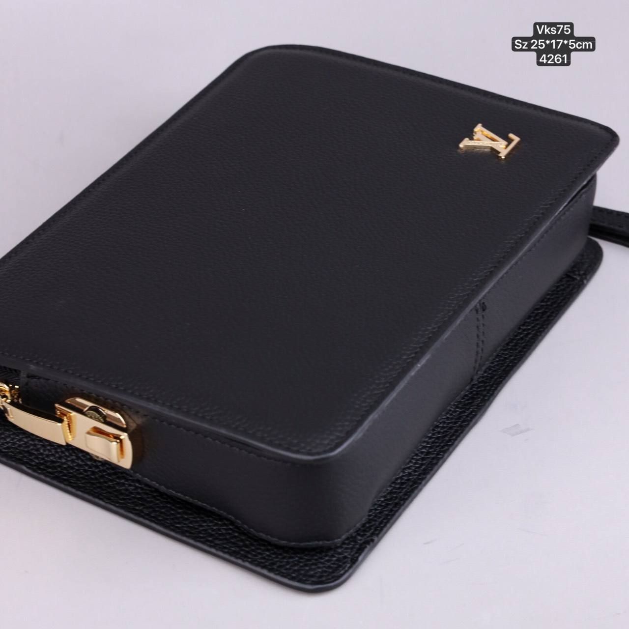 VKS75 Ví Khóa Số, Ví Nam Cầm tay, Clutch Cầm Tay Nam Da Bò Louis Vuitton