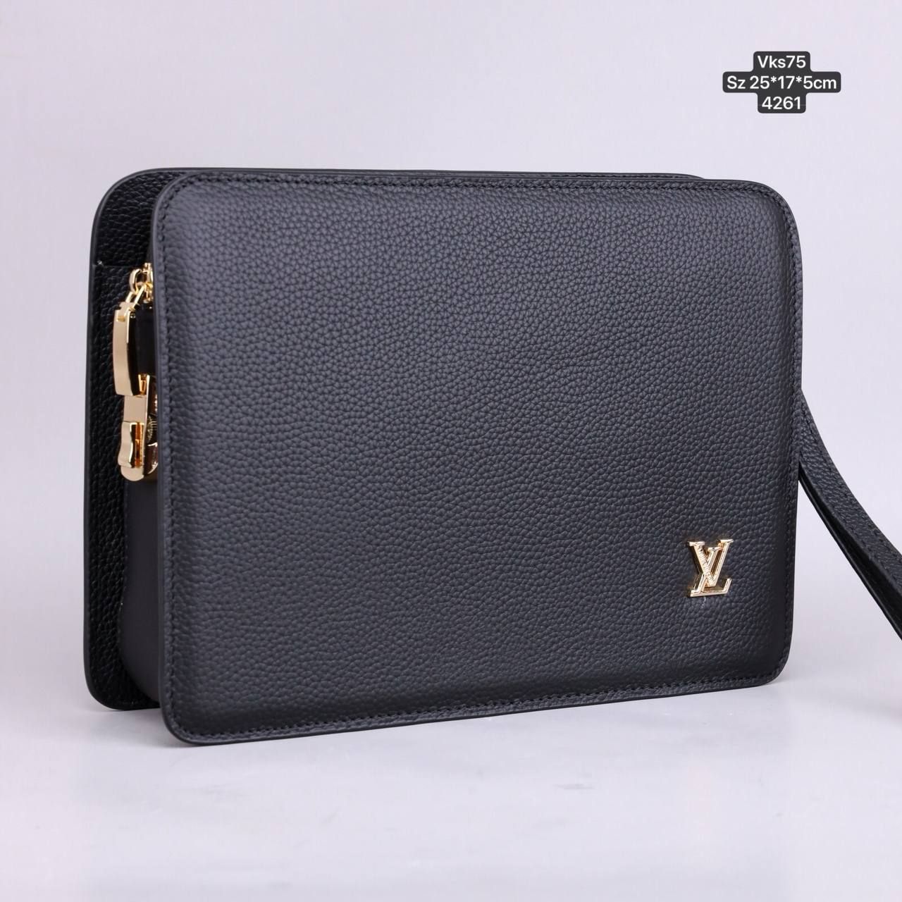 VKS75 Ví Khóa Số, Ví Nam Cầm tay, Clutch Cầm Tay Nam Da Bò Louis Vuitton