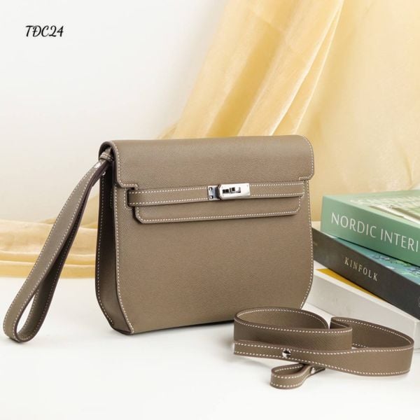 TĐC24 Ví Khóa Vân Tay,Ví Khóa Số, Ví Nam Cầm tay, Clutch Cầm Tay Nam Da Bò Hermes