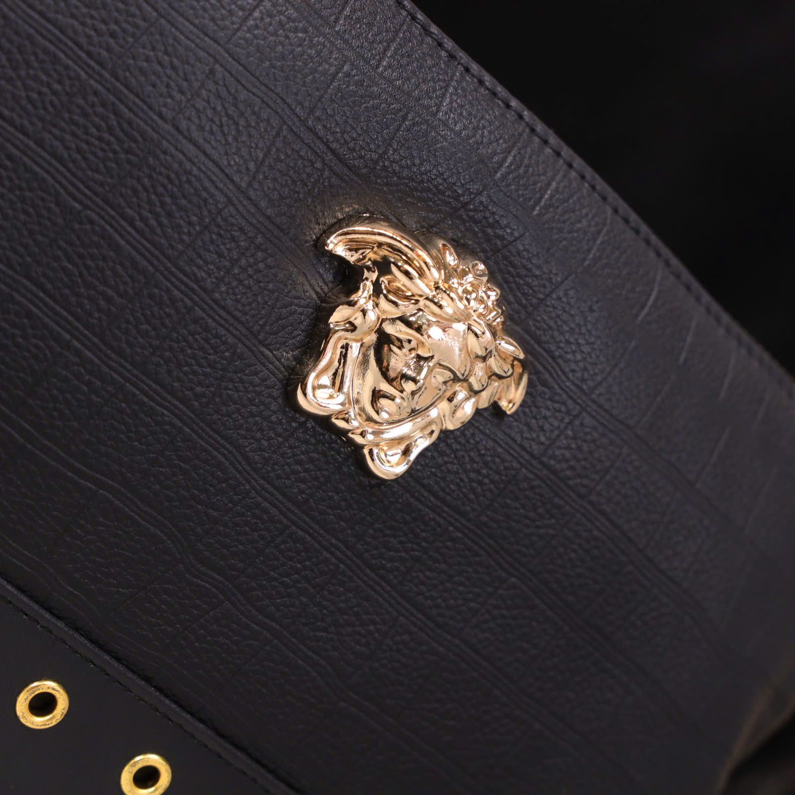 VKS372 Ví Khóa Số, Ví Nam Cầm tay, Clutch Cầm Tay Nam Da Bò Versace